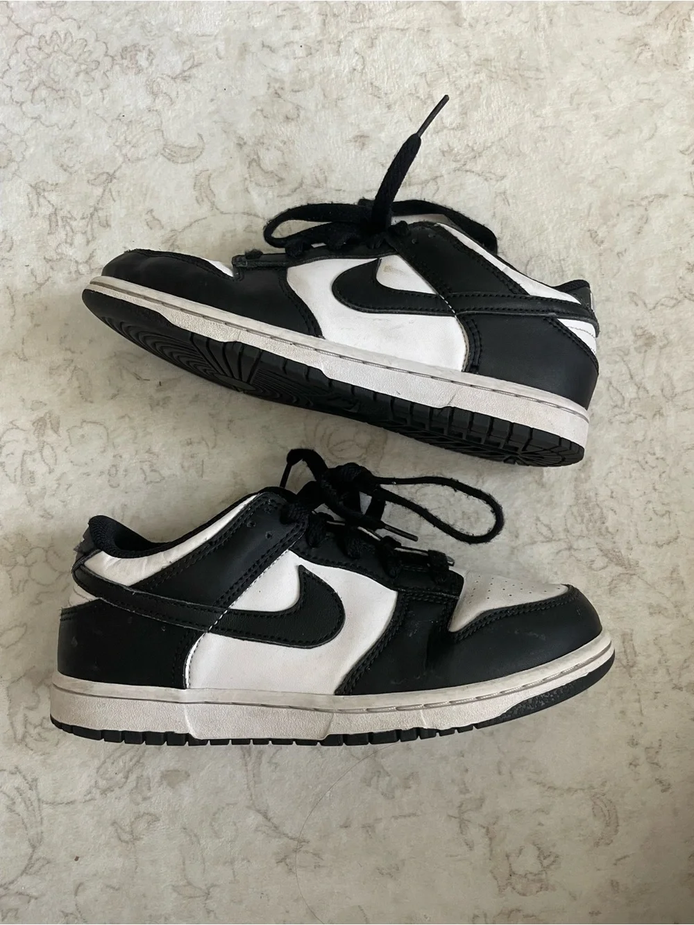 Nike Dunk Low Sneaker in Black and White